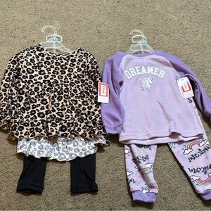 Lot of Girls 2 Piece Winter Outfit SIZE 2T BRAND NEW